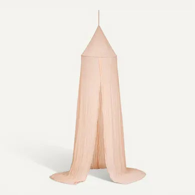 Ciel De Lit Double Gaze De Coton Rose Ciel De Lit Double Gaze De Coton Rose