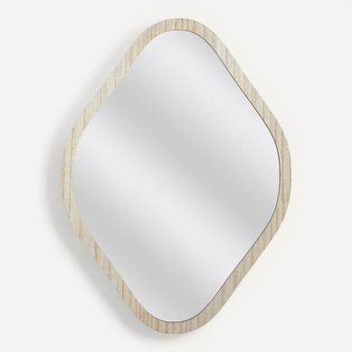 Miroir Contour Bois Losange Elio H60 Miroir Contour Bois Losange Elio H60