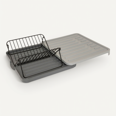 égouttoir À Vaisselle Extensible Gris Avec Rack égouttoir À Vaisselle Extensible Gris Avec Rack