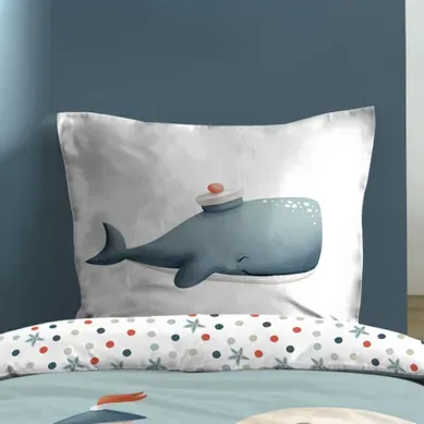 Housse De Couette Enfant 140x200 + 1 Taie Coton 57 Fils Housse De Couette Enfant 140x200 + 1 Taie Coton 57 Fils