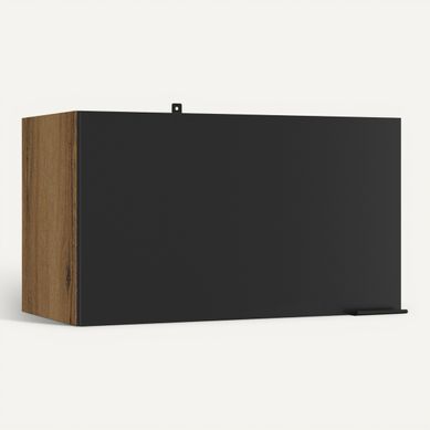 Haut surhotte 60 cm EDEN chêne - gris vue 3/4