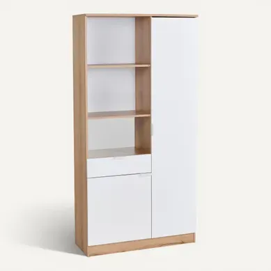 Buffet haut EDEN blanc vue 3/4