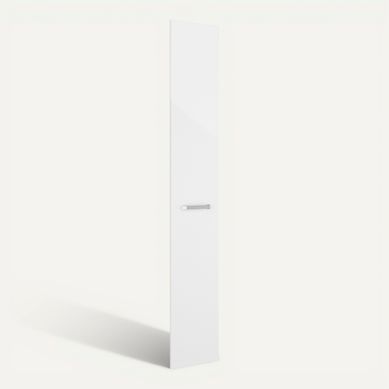 Option 1 porte H. 210 cm ELIO blanc laqué Option 1 porte H. 210 cm ELIO blanc laqué vue 3/4