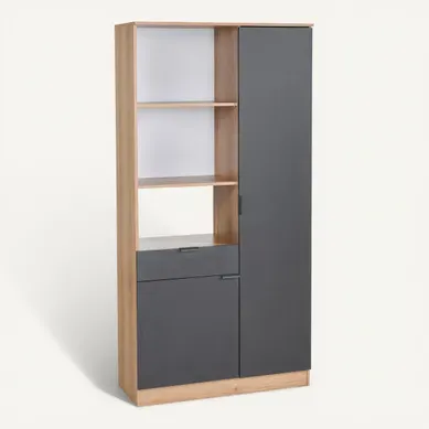 Buffet haut EDEN gris vue 3/4