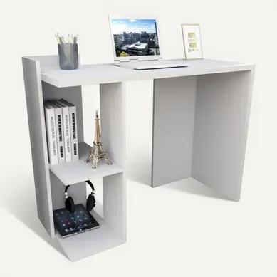 Bureau 1 Caisson 2 Niches Blanc Bureau 1 Caisson 2 Niches Blanc