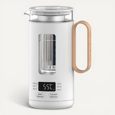 Bouilloire-théière 2en1 0.5l 500w Blanc - Teazen évolution Bouilloire-théière 2en1 0.5l 500w Blanc - Teazen évolution