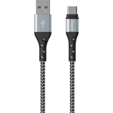 Câble De Charge Usb-c Tressé - Câble Pour Chargeur Long - Haute Résistance - Argent
