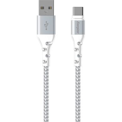 Câble De Charge Usb-c Tressé - Câble Pour Chargeur Long - Haute Résistance - Blanc