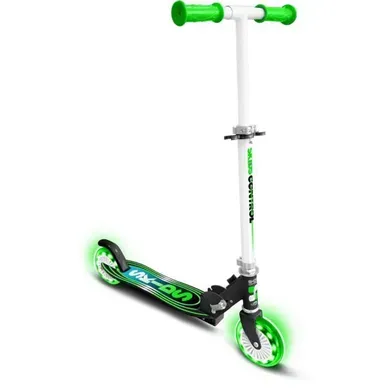 Trotinette Pliable Skids Control - Roues Avant Lumineuses, Verte, 5+ Ans Trotinette Pliable Skids Control - Roues Avant Lumineuses, Verte, 5+ Ans