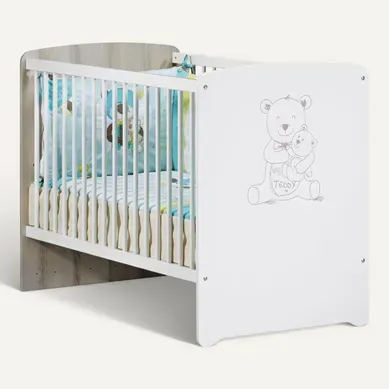 Teddy - Lit Bébé 60x120 - 3 Positions Teddy - Lit Bébé 60x120 - 3 Positions