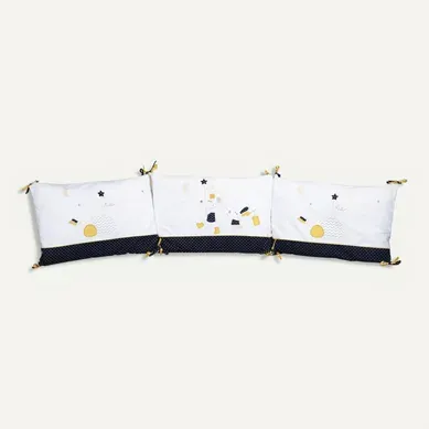 Tour De Lit 120x60 Ou 140x70 En Coton Blanc Tour De Lit 120x60 Ou 140x70 En Coton Blanc