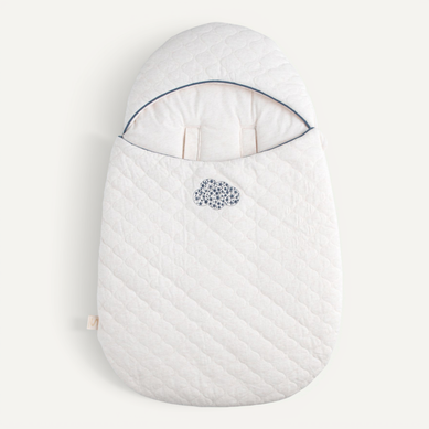 Nid D'ange Bébé 5 Attaches En Coton Matelassé Nid D'ange Bébé 5 Attaches En Coton Matelassé