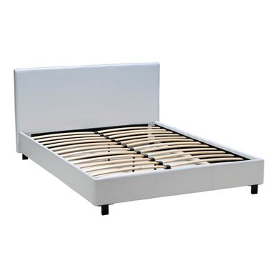 Lit 140x190 Sommier Inclus Leandre Blanc Lit 140x190 Sommier Inclus Leandre Blanc
