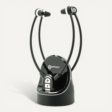 Casque TV Duo Geemarc Cl7370-2 Opti Amplifié