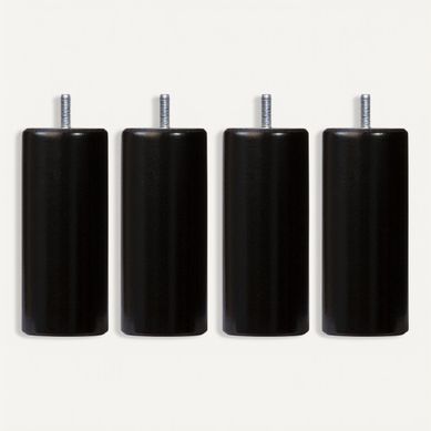 4 pieds 14,5 - Ø 5 cm DREAMEA CYLINDRE noir 4 pieds 14,5 - Ø 5 cm DREAMEA CYLINDRE noir vue 3/4