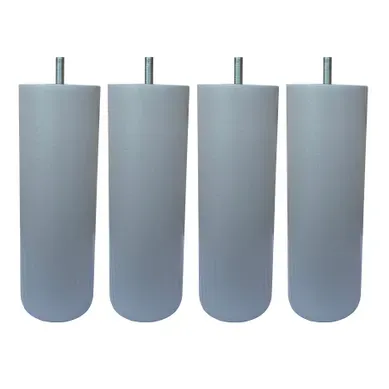 4 pieds h. 20 - Ø 7 cm DREAMEA CYLINDRE gris clair 4 pieds h. 20 - Ø 7 cm DREAMEA CYLINDRE gris clair vue 3/4