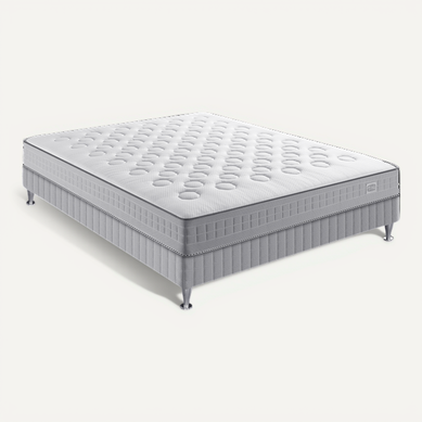 Ensemble Initial 160x200 Matelas H23 Ressort Ensachés, Ferme, Sommier