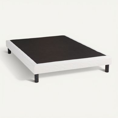 Sommier blanc 140x190 cm DREAMEA SOMMIER FERME 2 Sommier blanc 140x190 cm DREAMEA SOMMIER FERME 2 vue 3/4