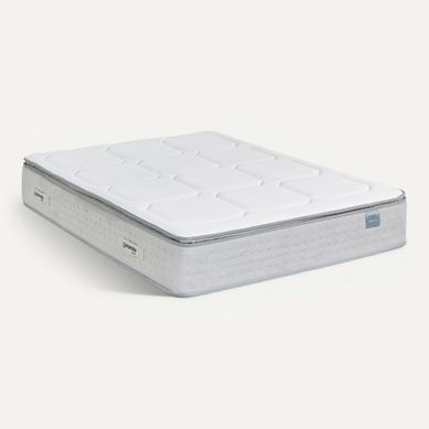 Matelas ressorts 180x200 cm avec mémoire de forme SEQUOIA ép.28 cm vue 3/4