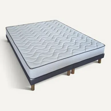 Ensemble matelas et sommier DREAMEA XXL 180x200 cm vue 3/4