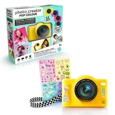 Appareil Photo Numérique Mini Pop Colour - Jaune, 32mp, 32go Inclus Appareil Photo Numérique Mini Pop Colour - Jaune, 32mp, 32go Inclus