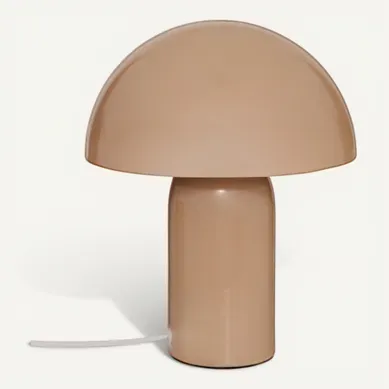 Lampe à poser H. 24,5 cm LITO Beige Lampe à poser H. 24,5 cm LITO Beige vue 3/4