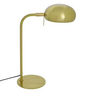 Lampe de bureau H. 38 cm MAONA Doré Lampe de bureau H. 38 cm MAONA Doré vue 3/4