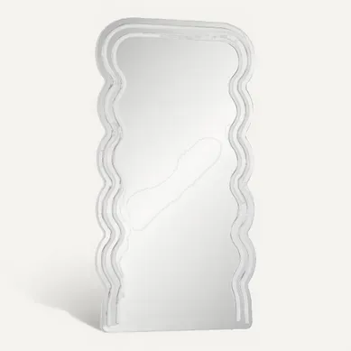 Miroir néon LED H. 60 cm LILA Multicolore Miroir néon LED H. 60 cm LILA Multicolore vue 3/4