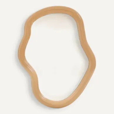 Miroir organique 33x25 cm REZA Beige vue 3/4