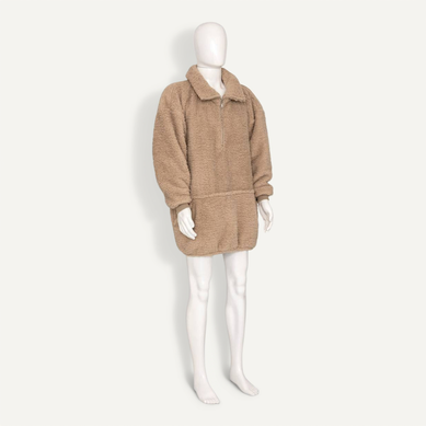 Plaid À Manche Sherpa Zippé Plaid À Manche Sherpa Zippé