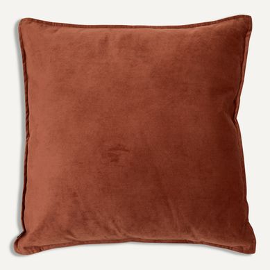 Coussin 55x55 cm LILOU Marron vue de face
