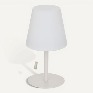 Lampe de jardin H. 20 cm ZACK Blanc Lampe de jardin H. 20 cm ZACK Blanc vue 3/4