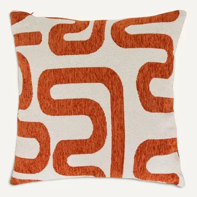 Coussin 40x40 cm SAFINA Ambre Coussin 40x40 cm SAFINA Ambre vue de face