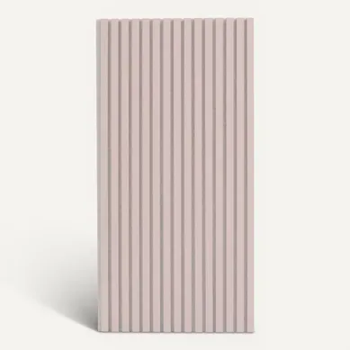 Panneau mural déco 120x60 cm COLVA Rose/Blanc vue de face