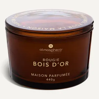 Bougie Parfumée 440 G Glowy Bois D'or
