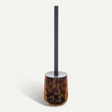 Brosse WC DOTTY Noir / Marron Brosse WC DOTTY Noir / Marron vue de face