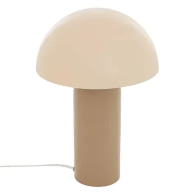 Lampe de chevet H. 36 cm LITO Beige Lampe de chevet H. 36 cm LITO Beige vue 3/4