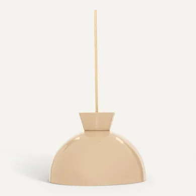 Suspension beige D. 22 cm LITO Beige Suspension beige D. 22 cm LITO Beige vue 3/4