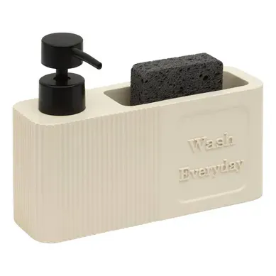 Distributeur De Savon Terra Rectangulaire 250ml Beige