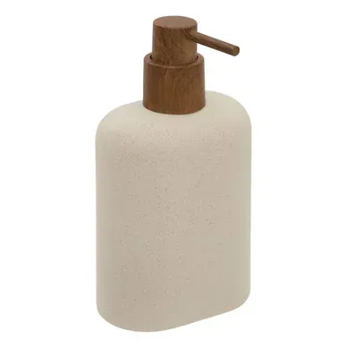 Distributeur De Savon Argileo Ovale 350ml Beige