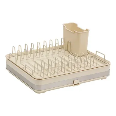 égouttoir Extensible 1 Niveau Essentiels Beige égouttoir Extensible 1 Niveau Essentiels Beige