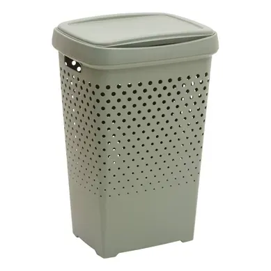 Coffre À Linge Tila 70l H.65cm Vert Laurier Coffre À Linge Tila 70l H.65cm Vert Laurier