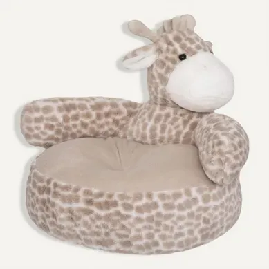 Fauteuil Girafe Fourrure Beige 48 X 42 X 45 Cm Fauteuil Girafe Fourrure Beige 48 X 42 X 45 Cm