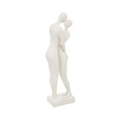 Statue couple H. 33 cm RIVI Blanc Statue couple H. 33 cm RIVI Blanc vue 3/4