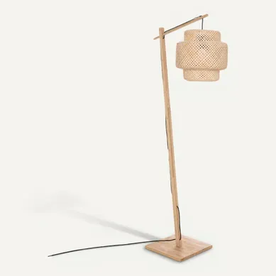 Lampadaire arc H. 173 cm LIBY Beige Lampadaire arc H. 173 cm LIBY Beige vue 3/4
