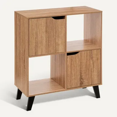 Etagère 4 cases CEDA Naturel vue 3/4