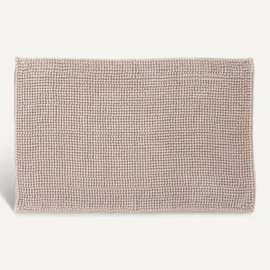 Tapis salle de bain 50x80 cm COLORS Lin Tapis salle de bain 50x80 cm COLORS Lin vue de face