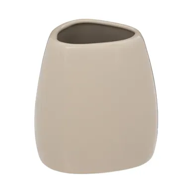 Gobelet Et Porte Brosse à Dents En Céramique Beige Lin Gobelet Et Porte Brosse à Dents En Céramique Beige Lin