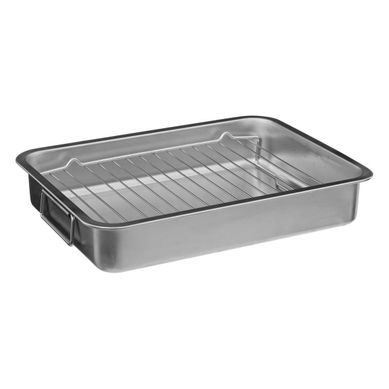 Plat à Rôtisserie 30x40cm En Inox Plat à Rôtisserie 30x40cm En Inox