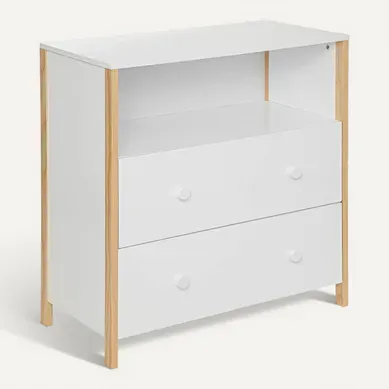 Commode "kima" En Bois 85x40cm Blanc Commode "kima" En Bois 85x40cm Blanc